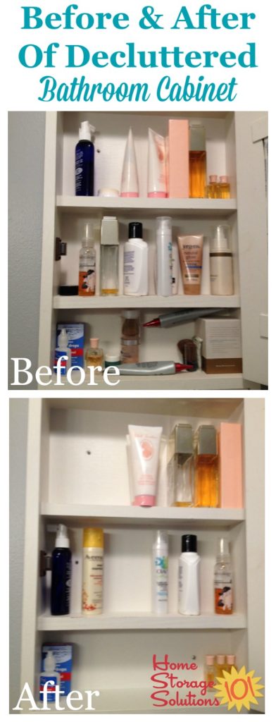 Bathroom Declutter And Organization