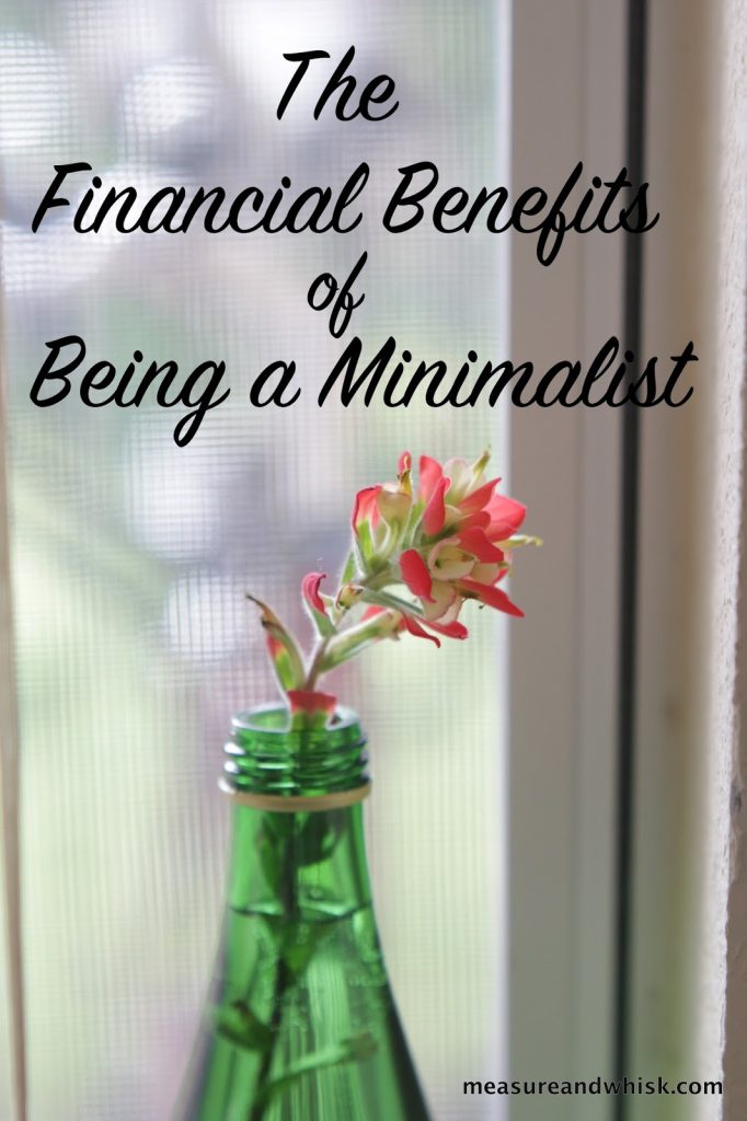 The Financial Benefits of Minimalism
